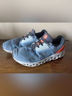 On Cloud Cloudstratus Lake Flare Colorway Running Shoes Men’s Size 12